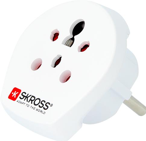 Actual product image Skross India Israel Denmark to Europe