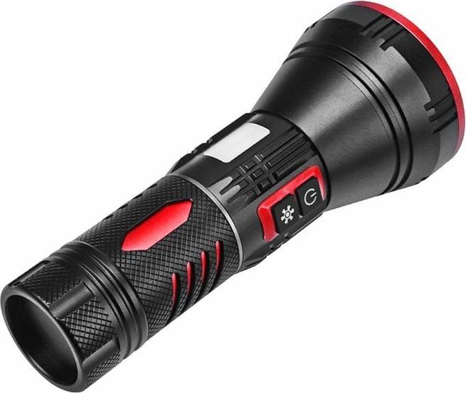 Actual product image Swissdetector Ultra-powerful 6000 Lm Rechargeable Projector Torch (6000 lm)