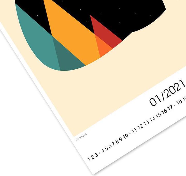 Produktbild Juniqe Andy Westface - Illustration Calendar 2021 - Kinderzimmer & Kunst für Kinder (35 x 58 cm, Harter Einband, Englisch)