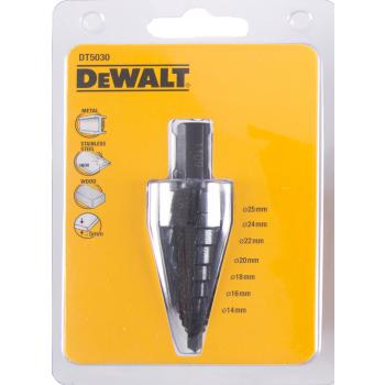 Actual product image DeWalt Extreme Impact step drill HSSG DT5030 (1425 mm, extremely robust, made of one piece (14-25mm)