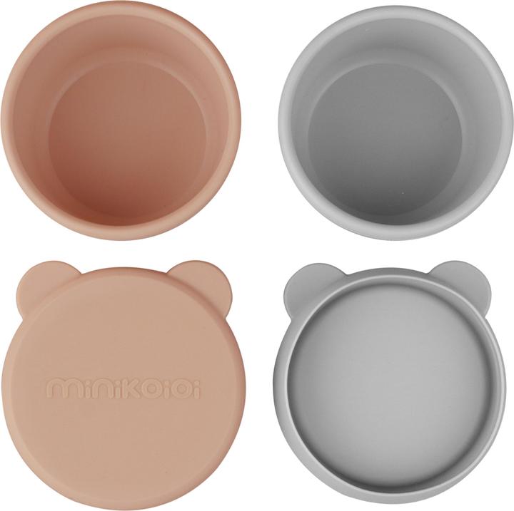 Puder Grau, Holz Braun