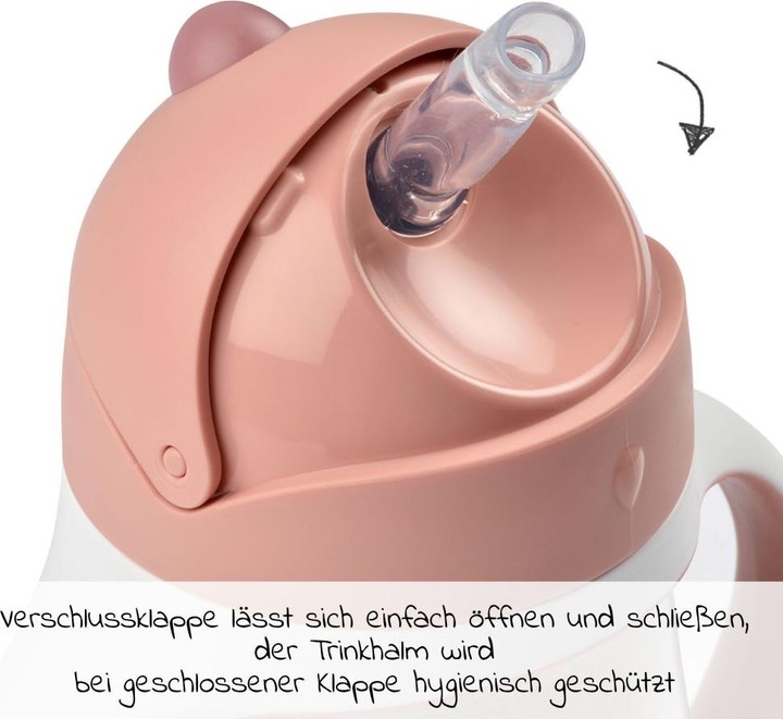 Actual product image Beaba Straw Cup Inox