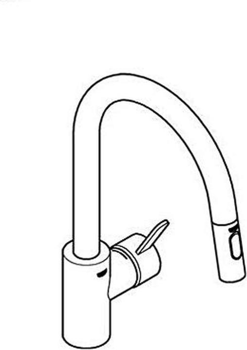Actual product image Grohe Küchenarmatur mit Einhebelmischer Eurosmart Cosmopolitan chrom glänzend 31481001