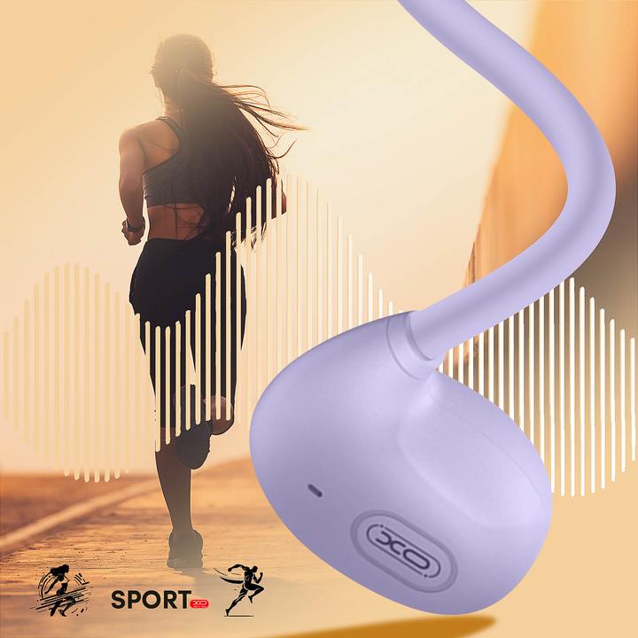 Produktbild xO Bluetooth-Kopfhörer BS34 mit Knochenleitung lila (14 h, Kabellos)