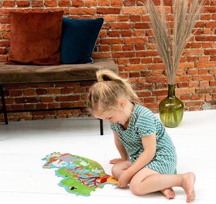 Produktbild Scratch Konturpuzzle Safari 60 Teile (60 Teile)