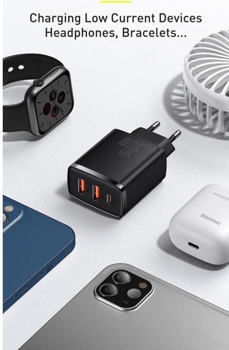 Image du produit Baseus Chargeur rapide Comact (30W) (30 W)