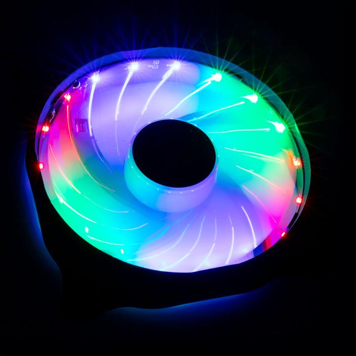 Actual product image AeroCool Cosmo 12 Computer Case Fan 12 cm Black (120 mm, 1 x)