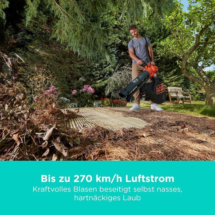 Actual product image Black & Decker BCBLV3625L1 (Rechargeable battery operated, Leaf blower, Vacuum cleaners & blowers, Leaf vacuums)