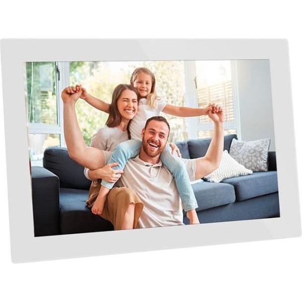 AGFAPHOTO APF1000WIFI Digitaler Bilderrahmen 10 Zoll white (10", 1280 x 800 pixel), Cornice digitale, Bianco