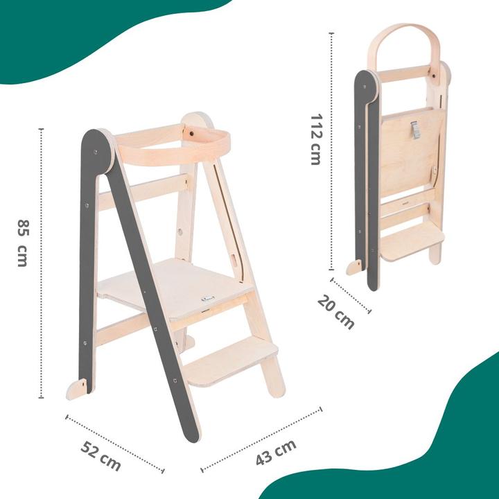 Actual product image MamaToyz Folding learning tower