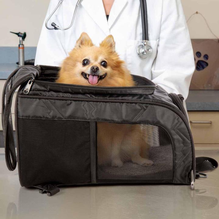 Produktbild Sherpa Deluxe Pet Carrier & Backpack (Hund, Faltbar, Atmungsaktiv, Sicherheitsverschluss)