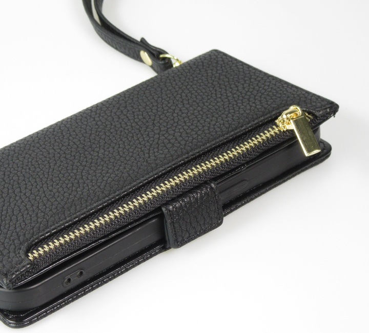 Actual product image PhoneLook Flip wallet cover made from vegan leather with wallet case and magnetic fastener (Apple iPhone 15 Pro)