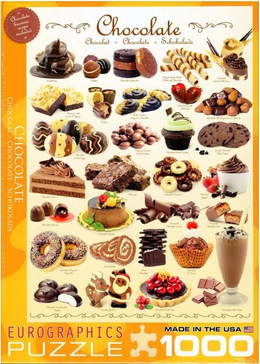 Produktbild Eurographics Schokolade (1000 Teile)