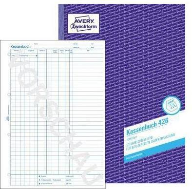 Produktbild Avery Kassenbuch (100x)