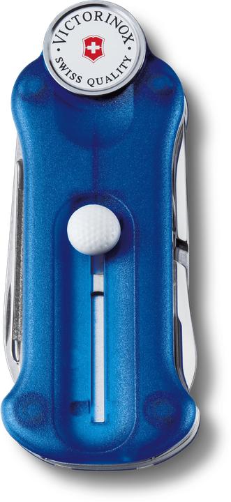 Actual product image Victorinox Golf Tool, blue transparent (10 Functions)