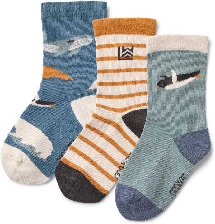 Immagine prodotto Liewood Socken Silas Arctic Sea Ocean View 3er Set (confezione da 3, 19 - 21)