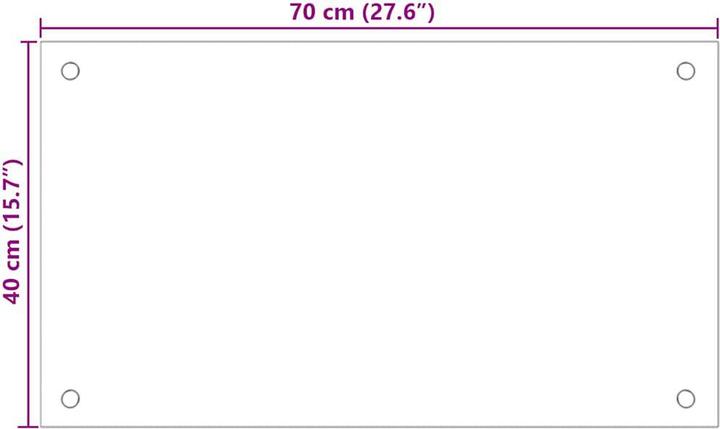 Actual product image vidaXL Küchenrückwand