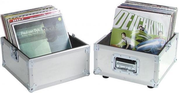 Produktbild Roadinger Platten-Case Profi ALU 50/50 glatt 100LPs