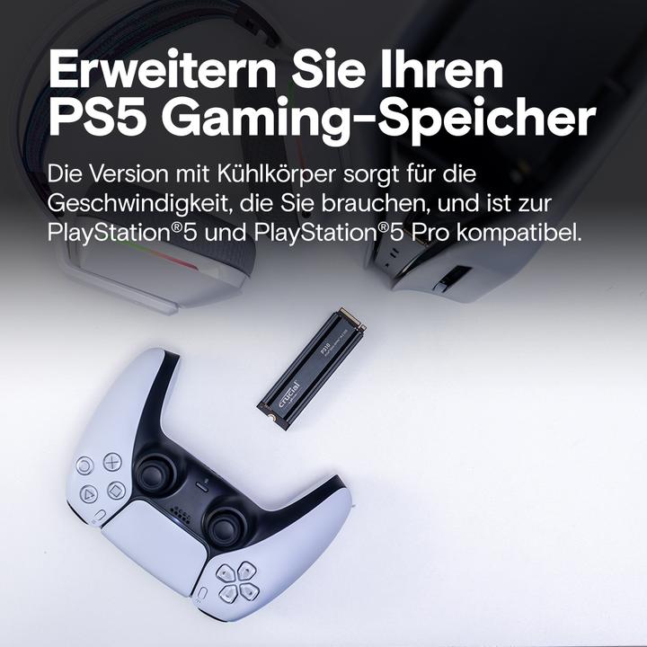 Produktbild Crucial P310 mit Heatsink (2000 GB, M.2 2280)