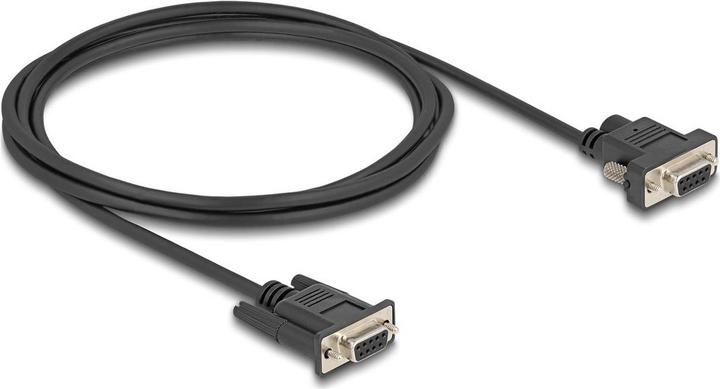 Produktbild Delock Seriell Kabel RS-232 D-Sub9 Buchse zu D-Sub9 Buchse S (2 m)