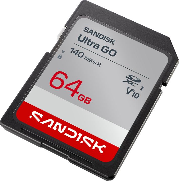 Produktbild SANDISK Ultra SD UHS-I 64GB SD 140MB/s (64 GB, SDXC, U1, UHS-I)