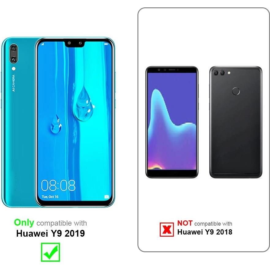 Thumbnail - Cadorabo Universale Schutzhülle Tasche mit Gürtelclip (Huawei Y9 (2019)), Smartphone Hülle, Schwarz