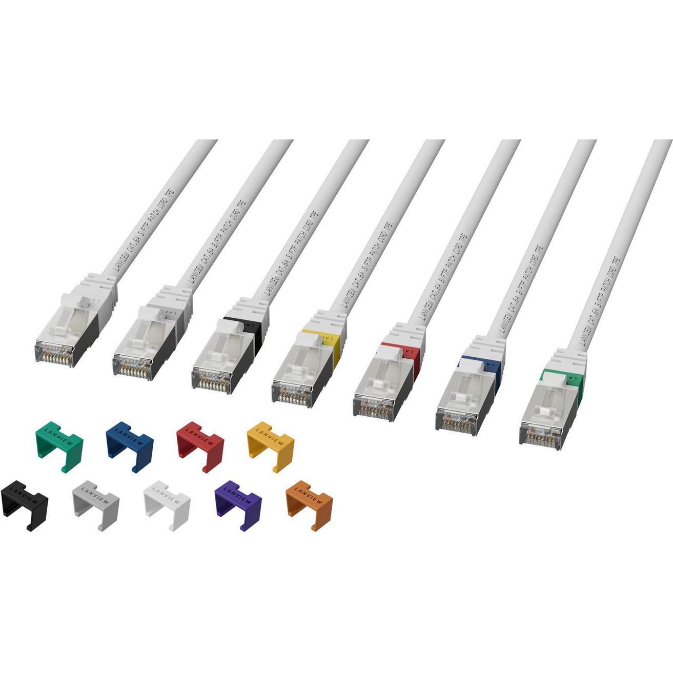 Thumbnail - Lanview CAT6A S/FTP 30m White LSZH (S/FTP, CAT6a, 30 m), Netzwerkkabel