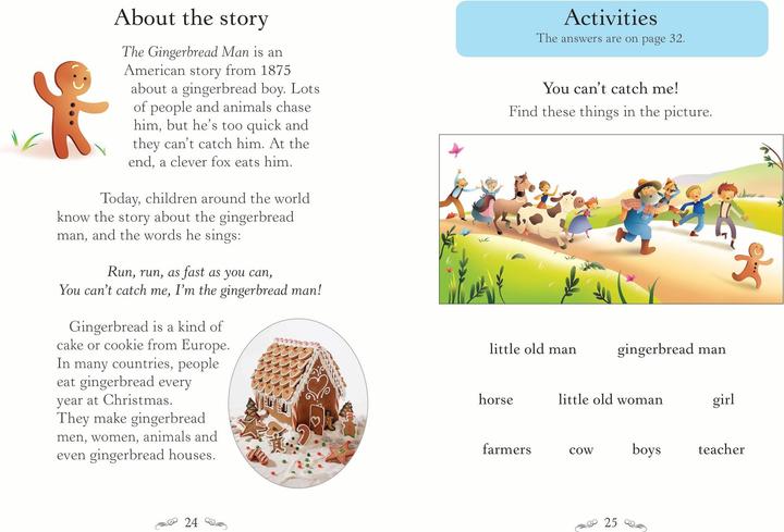 Produktbild Usborne English Readers Level 1: The Gingerbread Man (Englisch, Mairi Mackinnon, Raffaella Ligi, 2016)