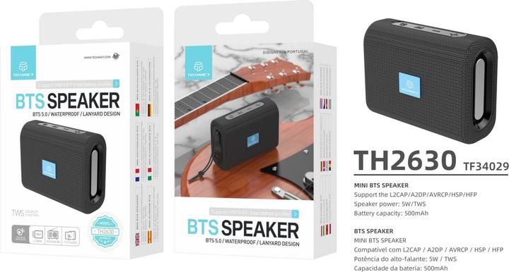 Produktbild Techancy Bluetooth Lautsprecher 5 Watt