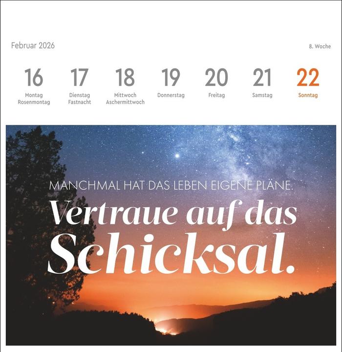 Produktbild Visual Statements Premium-Postkartenkalender 2026 (16.5 x 17.7 cm)