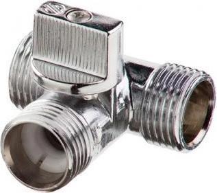 Actual product image TEE VALVE 3/4X1/2X1/2 M