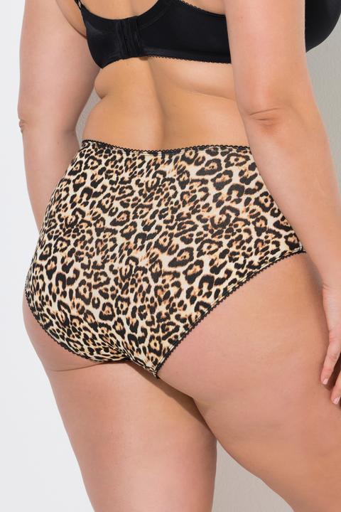 Produktbild Ulla Popken Midislips, 5er-Pack, Leomuster/einfarbig (62, 5er Pack)
