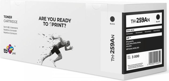 Productafbeelding Toner voor HP LJ Pro M404 CF259A TH-259AN 100% nieuw zwart (BK)