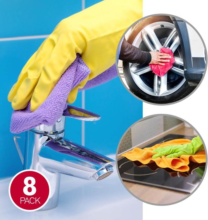 Actual product image Dirt Devil Cloth MF 8pcs 30x30 8clr (8 pcs.)