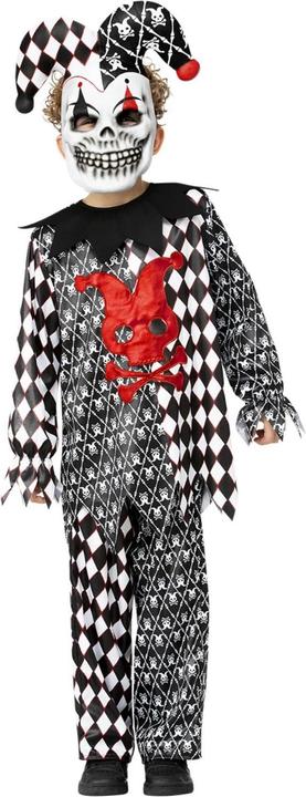 Actual product image Smiffys Childrens/Kids Evil Jester Costume (146, 152)