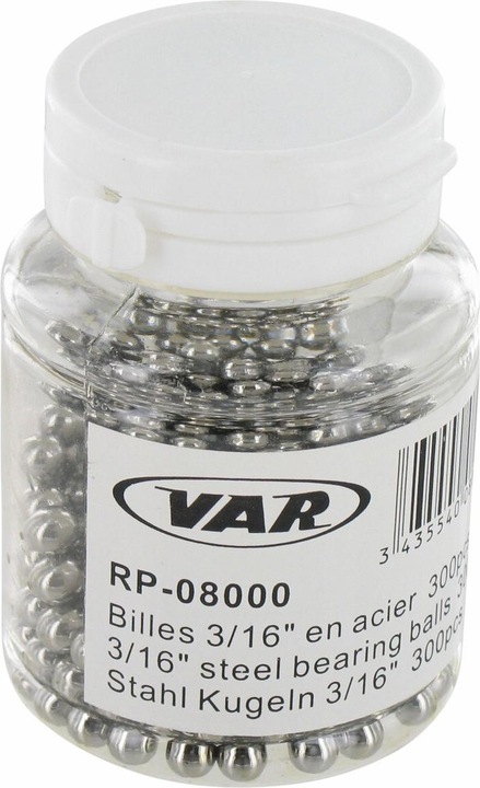 Produktbild VAR Stahlkugeln 1/8" (3.17mm) Fläschen à 400 Stk.