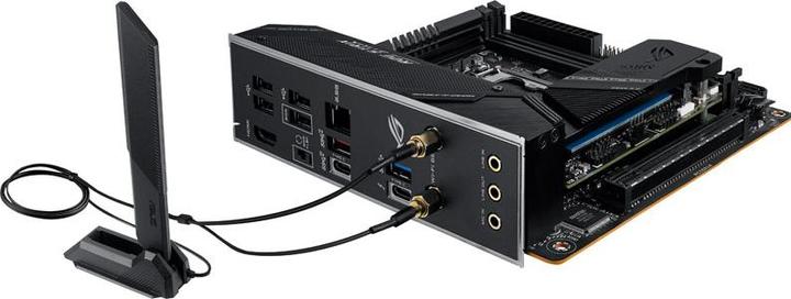 Actual product image ASUS ROG STRIX Z590-I GAMING WIFI (LGA 1200, Intel Z590, Mini-ITX)