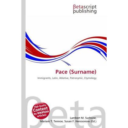 Pace (Surname), Fachbücher