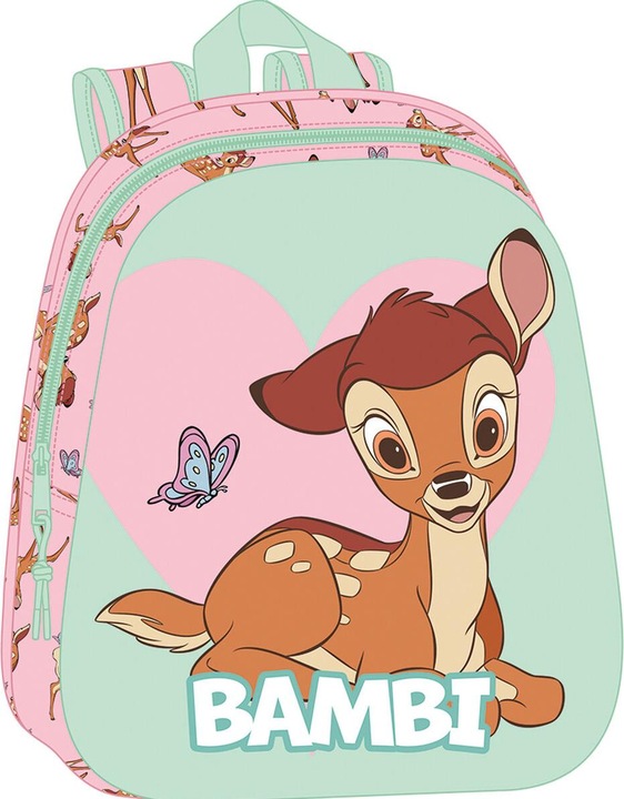 Disney Schulrucksack Clásicos grün Rosa 27 x 33 x 10 cm