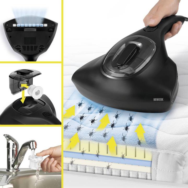Produktbild N8werk Milben-Handstaubsauger mit UV-C-Licht 300W