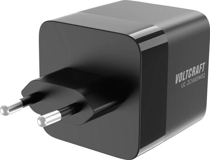 Produktbild Voltcraft UC-2C1A65W02 USB-Ladegerät Ausgangsstrom (max.) 3 A USB-C®, USB-A An (65 W, 3 Ports)