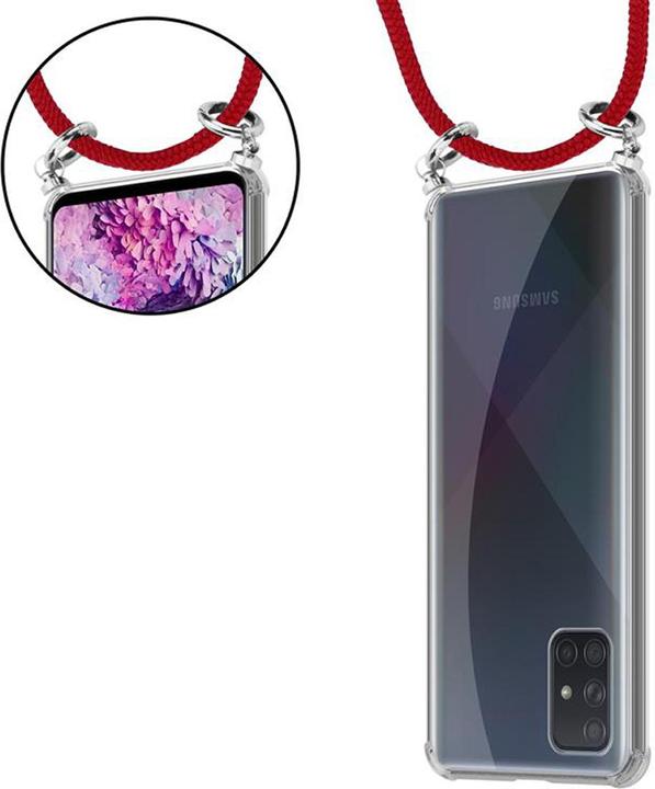 Produktbild Cadorabo TPU Handy Kette SILBER Cover
