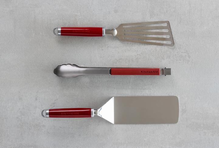 KitchenAid 3pc Indoor Grilling Set - Empire Red
