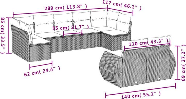 Produktbild vidaXL Aubrey