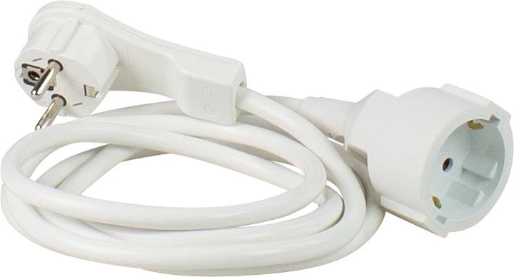 Productafbeelding As - Schwabe PVC verlengstuk 2m, wit (2 m, CEE 7/3)