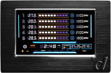 Produktbild NZXT Sentry LXE external Touch-Screen Fan-Controller, Slotblende (5 Lüfter)