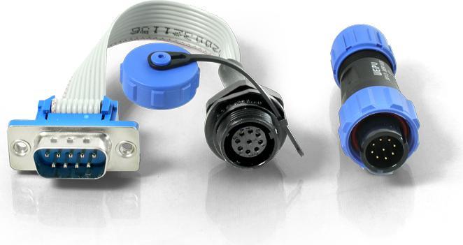 Actual product image Quwireless QRS232 - Outdoor RS232 Socket & Plug Set