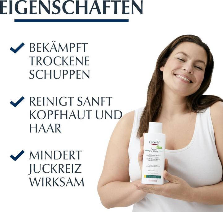 Immagine prodotto Eucerin DermoCapillaire Crema Shampoo Antiforfora (250 ml, Shampoo liquido)