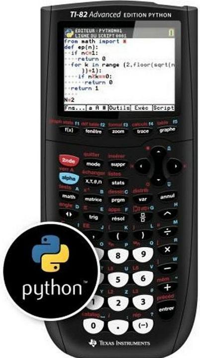 Produktbild TI 82 Ad Edition PYTHON - Noir (Batterien)