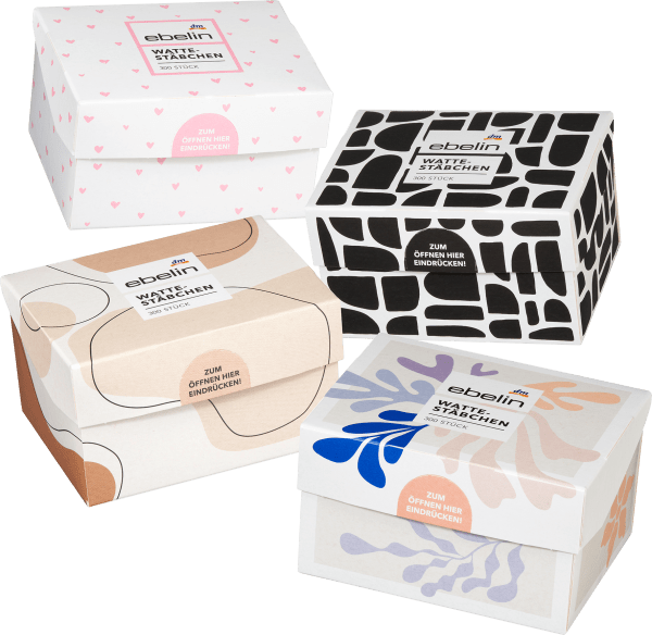 dm ebelin Wattestäbchen Motiv-Box
